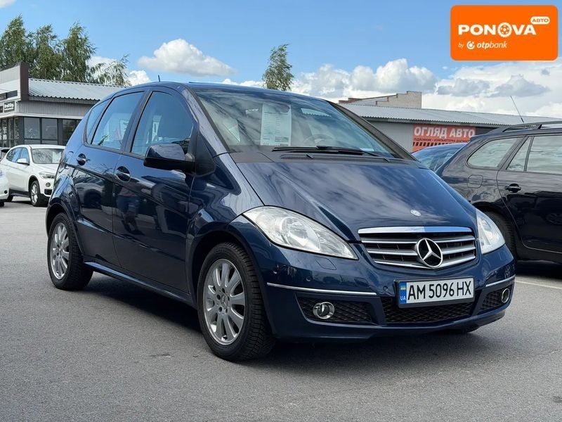 Mercedes-Benz A-Class, 2009 р., Бензин, 153 тис. км, Хетчбек, Синій, Житомир AT-10421381 фото