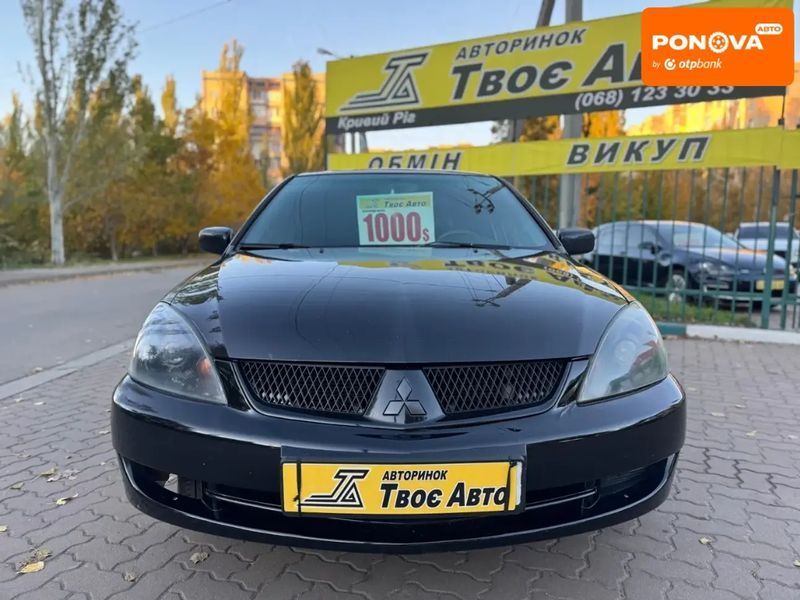 Mitsubishi Lancer, 2007 р., Газ пропан-бутан / Бензин, 320 тис. км, Седан, Чорний, Кривий Ріг AT-10403773 фото