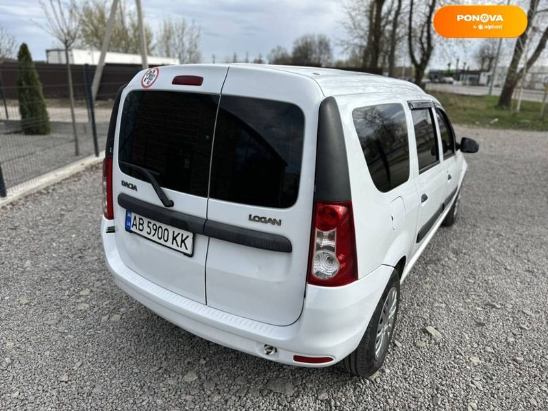 Dacia Logan, 2011, Бензин, 1.6 л., 195 тис. км, Седан, Білий, Вінниця 33789 фото