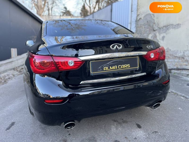 Infiniti Q50, 2016, Бензин, 2 л., 120 тис. км, Седан, Чорний, Київ 26692 фото