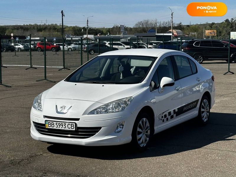 Peugeot 408, 2013, Бензин, 1.59 л., 75 тис. км, Седан, Білий, Київ 53425 фото