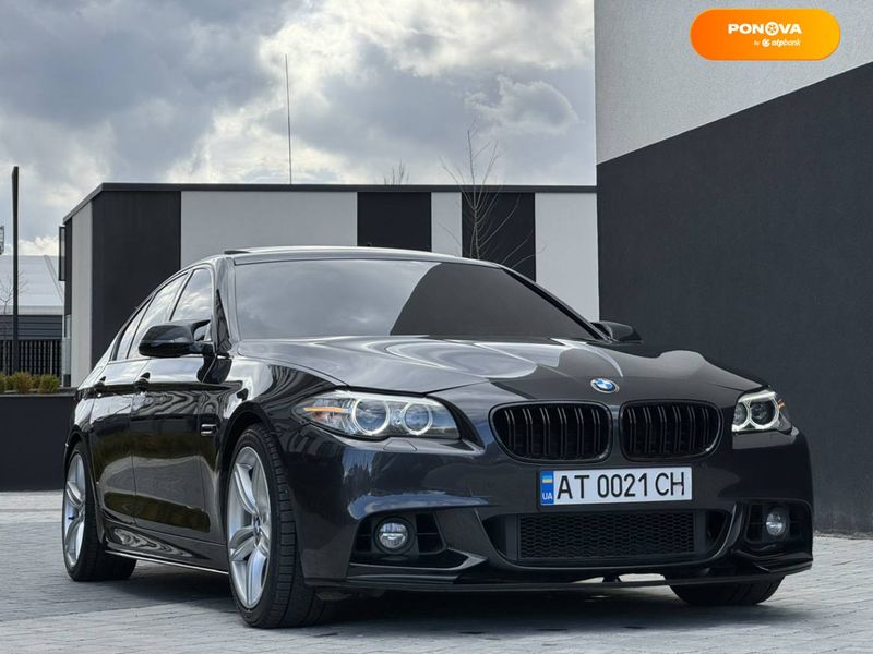 BMW 5 Series, 2014, Бензин, 3 л., 170 тис. км, Седан, Сірий, Івано-Франківськ Cars-Pr-67177 фото