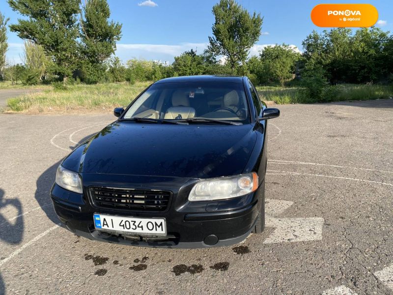 Volvo S60, 2005, Бензин, 2.44 л., 273 тис. км, Седан, Чорний, Краматорськ Cars-Pr-58898 фото