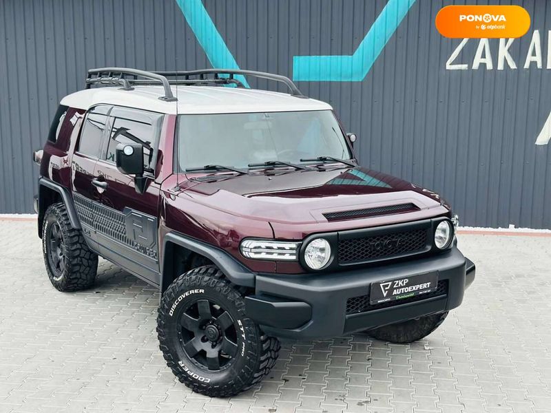 Toyota FJ Cruiser, 2006, Газ пропан-бутан / Бензин, 4 л., 160 тыс. км, Внедорожник / Кроссовер, Красный, Мукачево 33576 фото