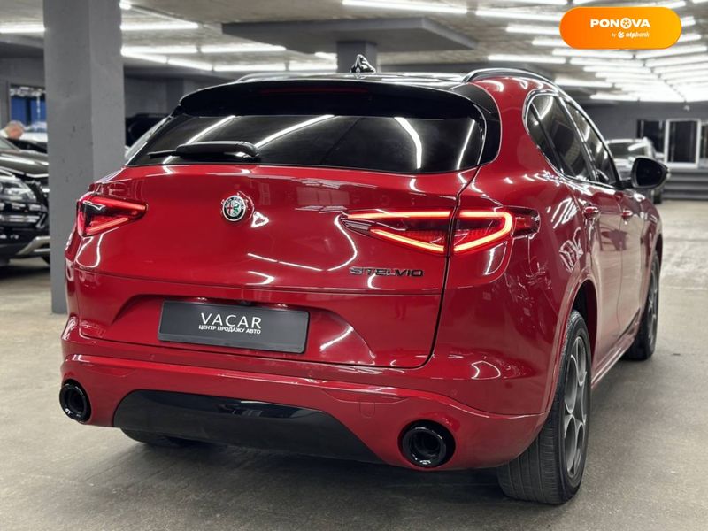 Alfa Romeo Stelvio, 2018, Бензин, 2 л., 144 тис. км, Позашляховик / Кросовер, Червоний, Харків 40832 фото