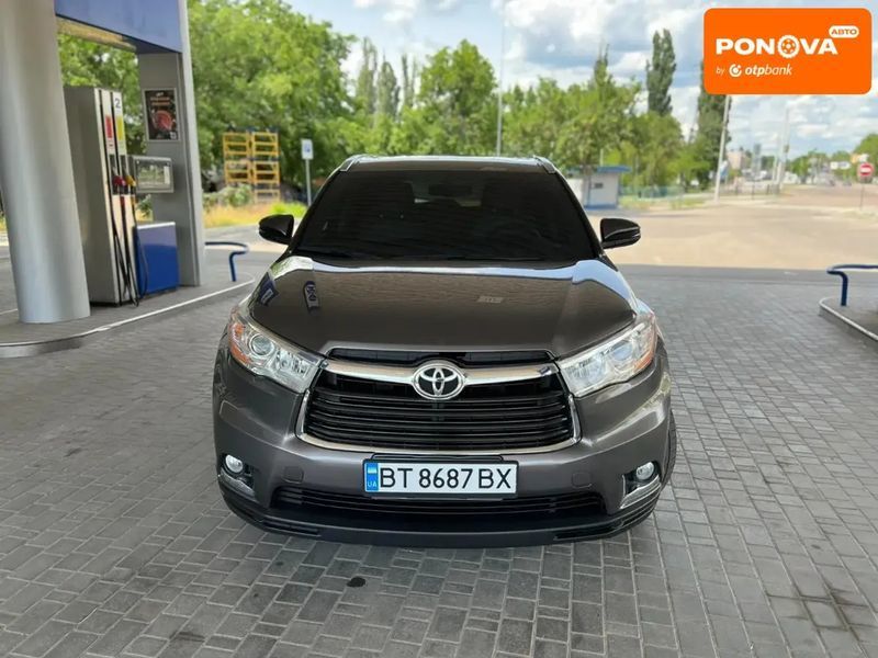 Toyota Highlander, 2016 г., Газ пропан-бутан / Бензин, 136 тыс. км, Внедорожник / Кроссовер, Серый, Николаев AT-10403308 фото