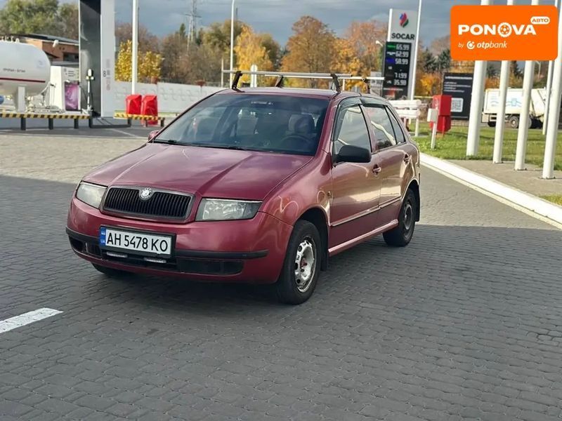 Skoda Fabia, 2003 г., Газ пропан-бутан / Бензин, 373 тыс. км, Хетчбек, Красный, Днепр (Днепропетровск) AT-10406595 фото