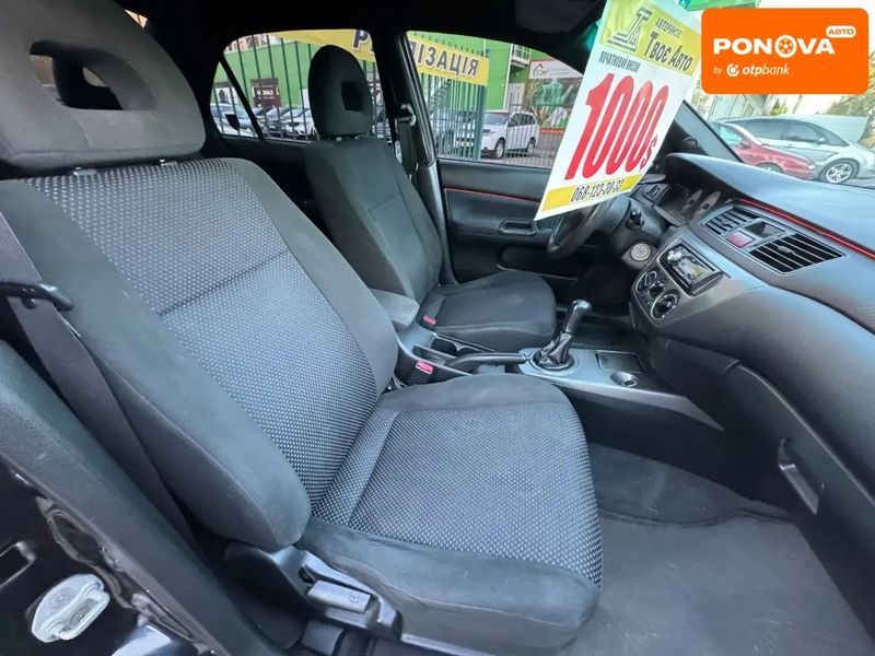 Mitsubishi Lancer, 2007 р., Газ пропан-бутан / Бензин, 320 тис. км, Седан, Чорний, Кривий Ріг AT-10403773 фото