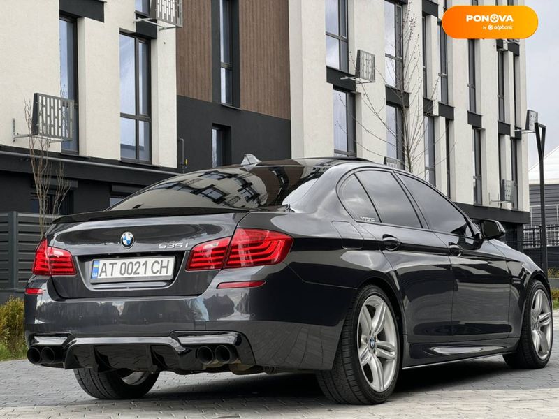 BMW 5 Series, 2014, Бензин, 3 л., 170 тис. км, Седан, Сірий, Івано-Франківськ Cars-Pr-67177 фото