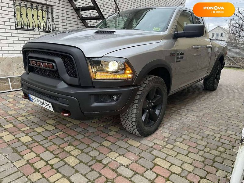 Dodge RAM 1500, 2019, Газ пропан-бутан / Бензин, 5.7 л., 55 тис. км, Пікап, Сірий, Київ Cars-Pr-67646 фото