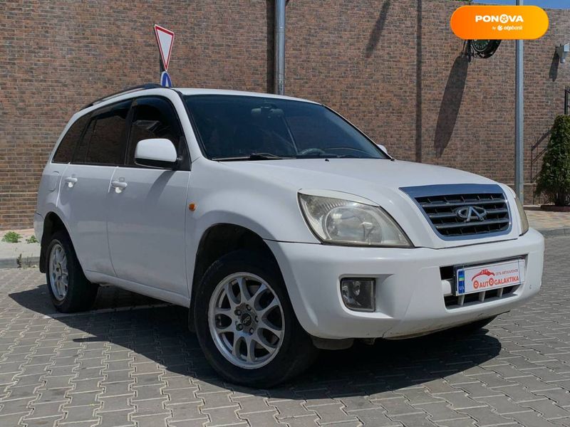 Chery Tiggo, 2008, Газ пропан-бутан / Бензин, 2.4 л., 191 тис. км, Позашляховик / Кросовер, Білий, Одеса 47497 фото