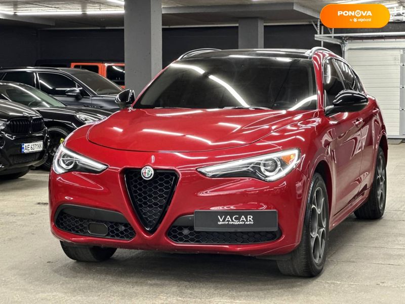 Alfa Romeo Stelvio, 2018, Бензин, 2 л., 144 тис. км, Позашляховик / Кросовер, Червоний, Харків 40832 фото