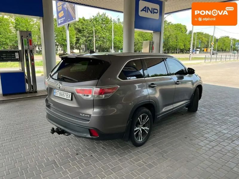 Toyota Highlander, 2016 г., Газ пропан-бутан / Бензин, 136 тыс. км, Внедорожник / Кроссовер, Серый, Николаев AT-10403308 фото