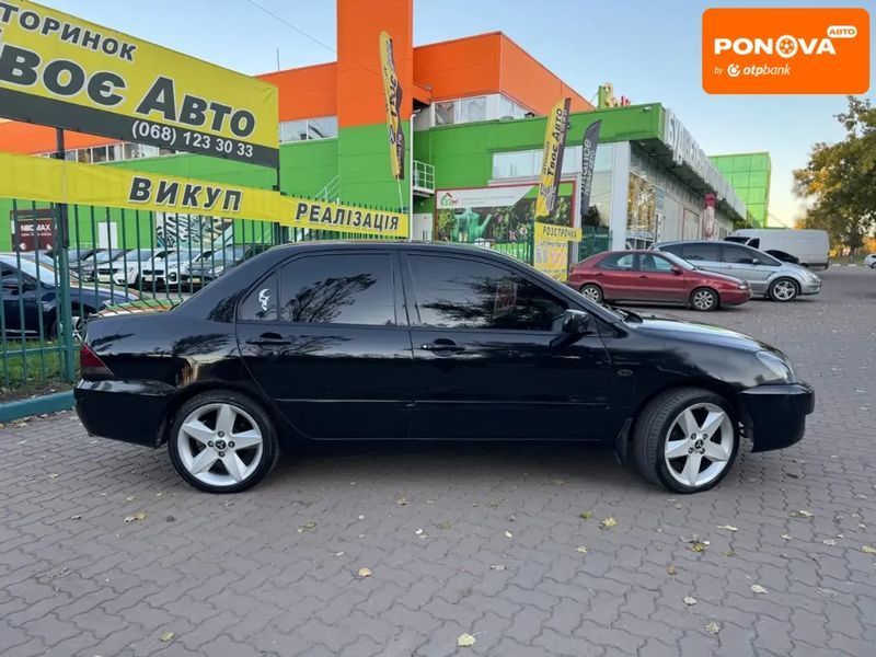 Mitsubishi Lancer, 2007 р., Газ пропан-бутан / Бензин, 320 тис. км, Седан, Чорний, Кривий Ріг AT-10403773 фото