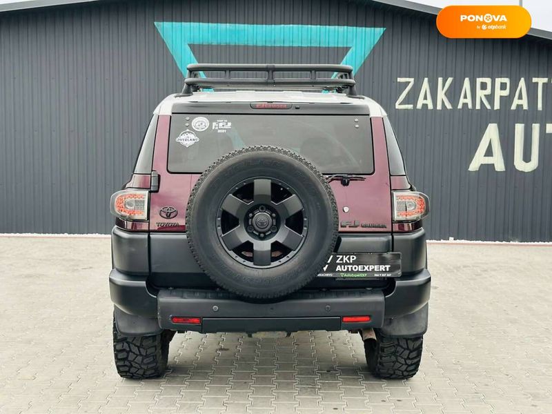 Toyota FJ Cruiser, 2006, Газ пропан-бутан / Бензин, 4 л., 160 тыс. км, Внедорожник / Кроссовер, Красный, Мукачево 33576 фото