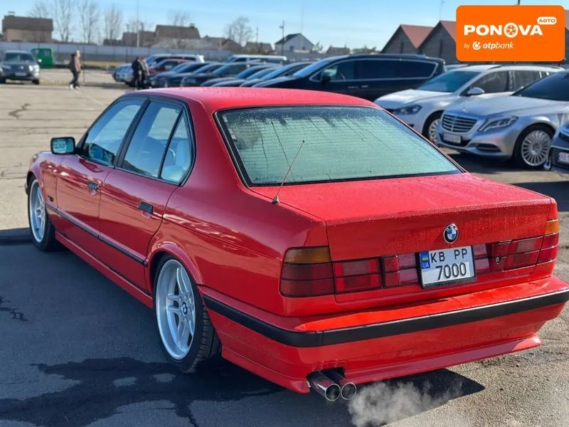 BMW 5 Series, 1994 г., Бензин, 400 тыс. км, Седан, Красный, Винница AT-10412377 фото