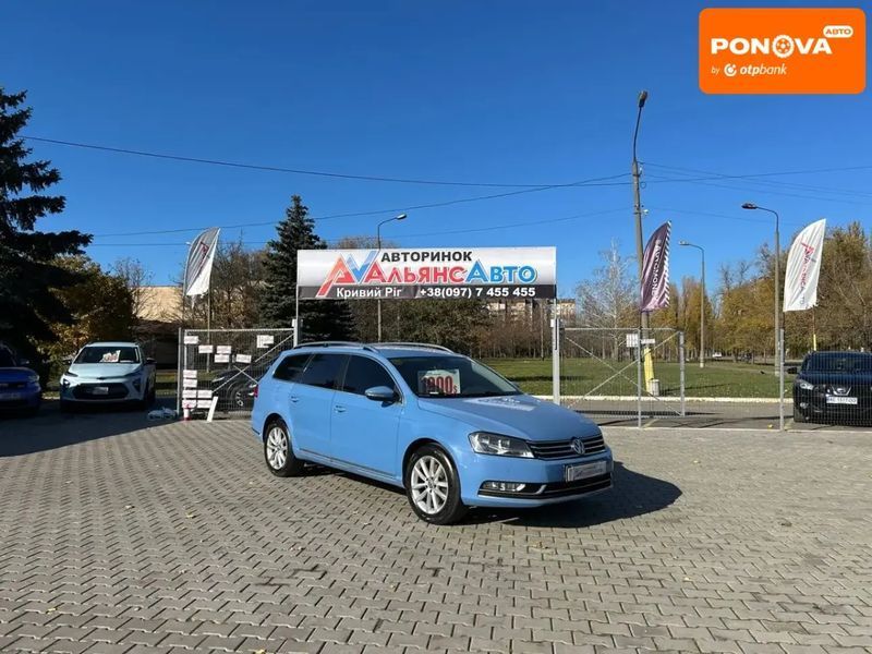 Volkswagen Passat, 2014 г., Дизель, 170 тыс. км, Универсал, Синий, Кривой Рог AT-10404515 фото