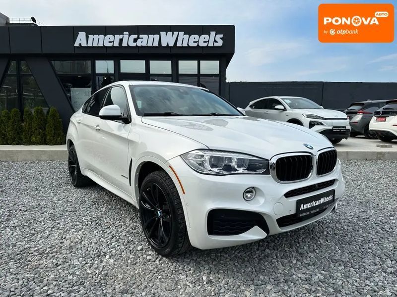 BMW X6, 2018 р., Бензин, 57 тис. км, Позашляховик / Кросовер, Білий, Чернівці AT-10407281 фото