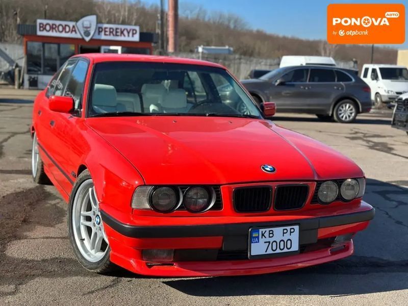 BMW 5 Series, 1994 г., Бензин, 400 тыс. км, Седан, Красный, Винница AT-10412377 фото
