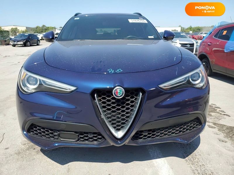 Alfa Romeo Stelvio, 2018, Бензин, 2 л., 110 тис. км, Позашляховик / Кросовер, Синій, Ужгород Cars-EU-US-KR-48498 фото