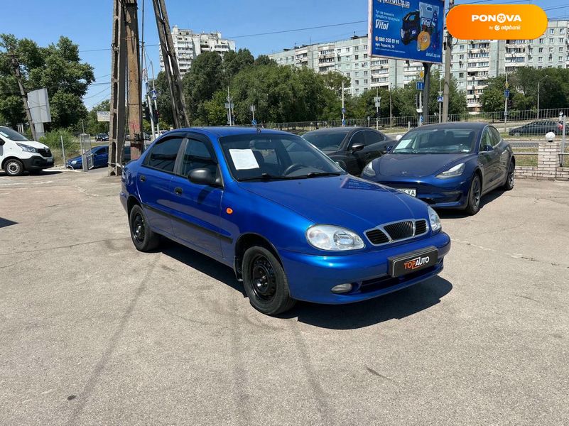 Daewoo Lanos, 2008, Газ пропан-бутан / Бензин, 1.5 л., 173 тыс. км, Седан, Синий, Запорожье 108003 фото