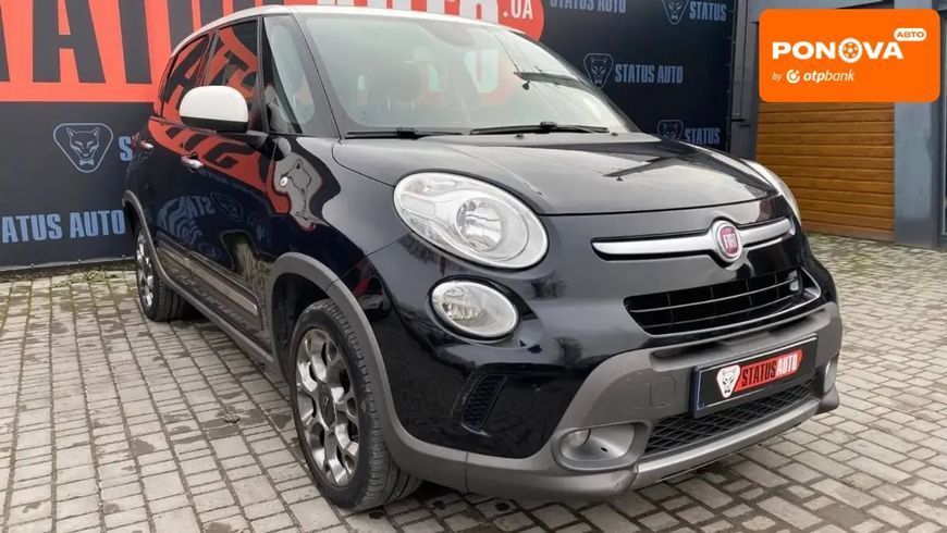 Fiat 500L, 2013 г., Дизель, 169 тыс. км, Хетчбек, Чорный, Винница AT-10407340 фото