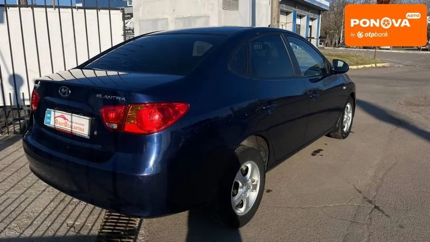 Hyundai Elantra, 2007 р., Бензин, 276 тис. км, Седан, Синій, Миколаїв AT-10411220 фото
