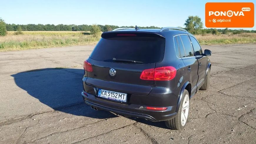 Volkswagen Tiguan, 2014 р., Бензин, 125 тис. км, Позашляховик / Кросовер, Чорний, Пирятин AT-10406324 фото