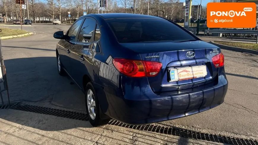 Hyundai Elantra, 2007 р., Бензин, 276 тис. км, Седан, Синій, Миколаїв AT-10411220 фото