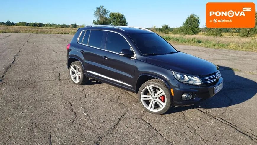 Volkswagen Tiguan, 2014 р., Бензин, 125 тис. км, Позашляховик / Кросовер, Чорний, Пирятин AT-10406324 фото