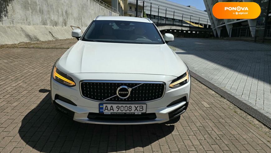 Volvo V90 Cross Country, 2019, Бензин, 1.97 л., 95 тыс. км, Универсал, Белый, Киев Cars-Pr-185176 фото