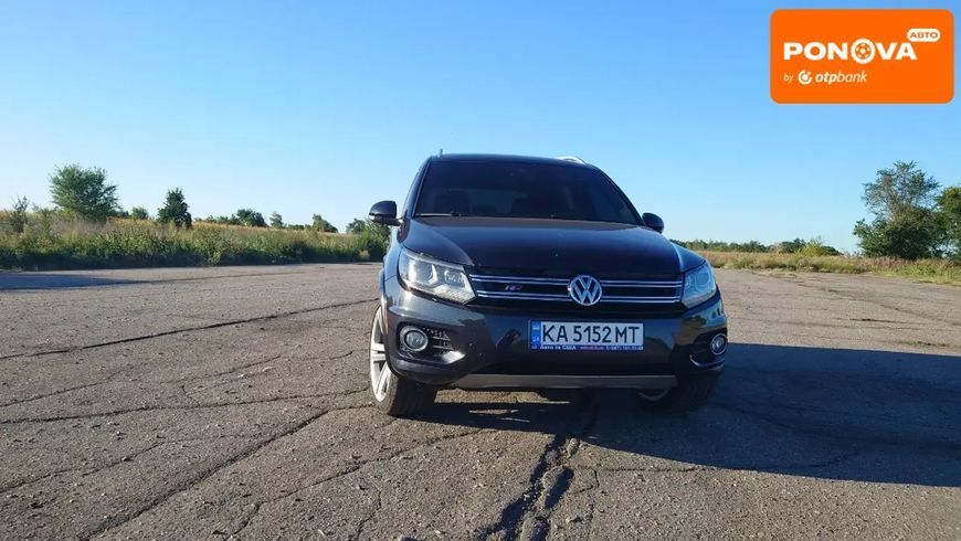 Volkswagen Tiguan, 2014 р., Бензин, 125 тис. км, Позашляховик / Кросовер, Чорний, Пирятин AT-10406324 фото