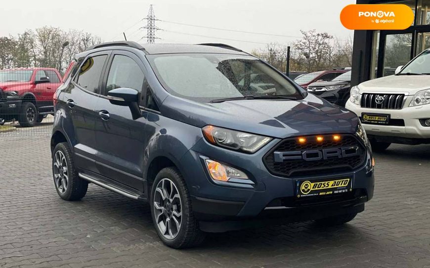 Ford EcoSport, 2022, Бензин, 2 л., 2 тис. км, Позашляховик / Кросовер, Синій, Чернівці 14112 фото