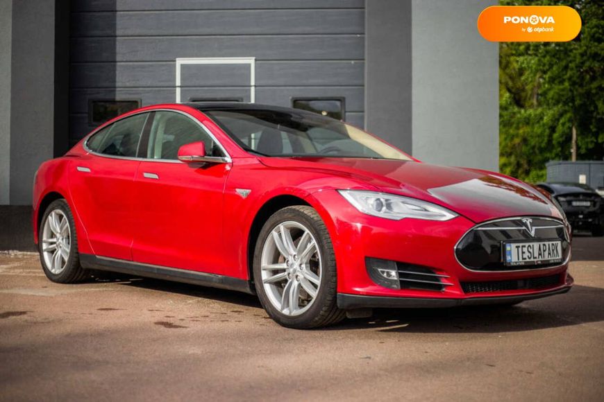 Tesla Model S, 2014, Електро, 255 тыс. км, Лифтбек, Красный, Киев 46191 фото