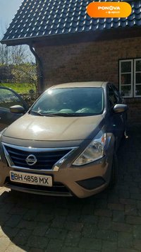 Nissan Versa, 2016, Бензин, 1.6 л., 130 тис. км, Седан, Сірий, Одеса Cars-Pr-160021 фото