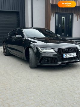 Audi A7 Sportback, 2013, Бензин, 3 л., 210 тыс. км, Лифтбек, Чорный, Черновцы Cars-Pr-61178 фото