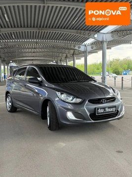 Hyundai Accent, 2012 р., Бензин, 97 тис. км, Хетчбек, Сірий, Запоріжжя AT-10417430 фото