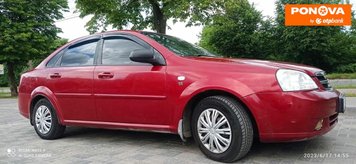 Chevrolet Lacetti, 2008, Бензин, 1.6 л., 240 тис. км, Седан, Червоний, Хмельницький Cars-Pr-269535 фото