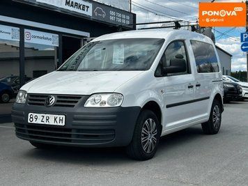Volkswagen Caddy, 2008 р., Газ пропан-бутан / Бензин, 260 тис. км, Мінівен, Білий, Житомир AT-10415653 фото