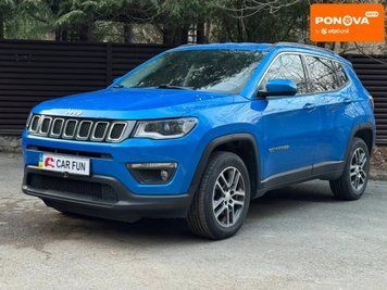 Jeep Compass, 2017 г., Газ метан / Бензин, 118 тыс. км, Внедорожник / Кроссовер, Синий, Львов AT-10418578 фото