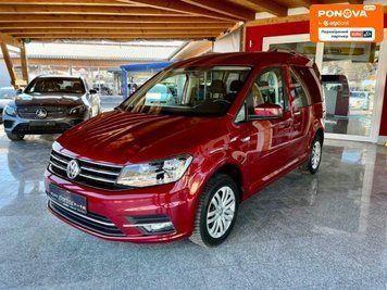 Volkswagen Caddy, 2018, Дизель, 2 л., 128 тис. км, Мінівен, Червоний, Тернопіль Cars-Pr-83315 фото
