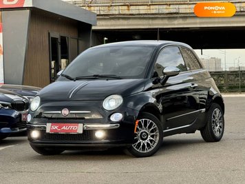 Fiat 500, 2012, Бензин, 1.4 л., 105 тис. км, Хетчбек, Чорний, Київ 48101 фото