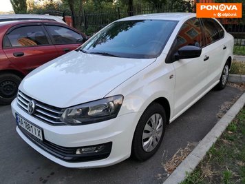 Volkswagen Polo, 2018, Газ пропан-бутан / Бензин, 1.6 л., 168 тис. км, Седан, Білий, Львів Cars-Pr-274574 фото