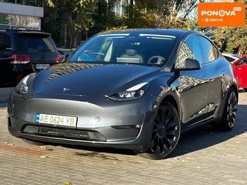 Tesla Model Y, 2023 р., Електро, 27 тис. км, Позашляховик / Кросовер, Сірий, Дніпро (Дніпропетровськ) AT-10404214 фото
