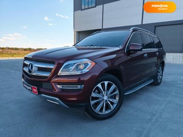 Mercedes-Benz GL-Class, 2012, Бензин, 4.7 л., 163 тис. км, Позашляховик / Кросовер, Червоний, Львів 251685 фото