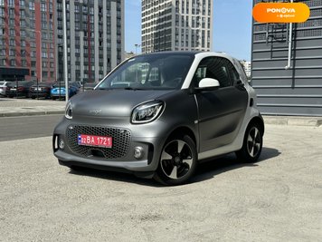 Smart EQ Fortwo, 2021, Електро, 34 тис. км, Купе, Сірий, Київ Cars-Pr-192524 фото