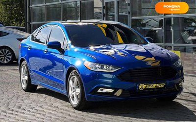 Ford Fusion, 2017, Бензин, 2.5 л., 265 тыс. км, Седан, Синий, Ивано Франковск 4004 фото