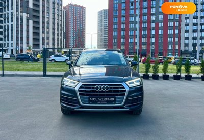 Audi Q5, 2018, Бензин, 1.98 л., 76 тис. км, Позашляховик / Кросовер, Сірий, Київ 50266 фото