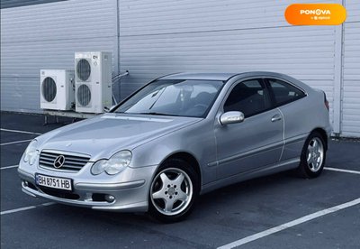 Mercedes-Benz C-Class, 2002, Бензин, 2 л., 220 тыс. км, Купе, Серый, Одесса 8312 фото
