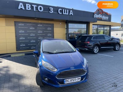 Ford Fiesta, 2019, Бензин, 1.6 л., 40 тыс. км, Седан, Синий, Львов 49553 фото